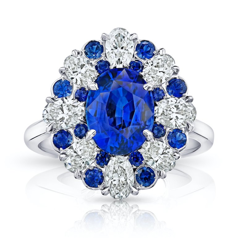 3.11 Sapphire H 1.44ctw Dia Ring