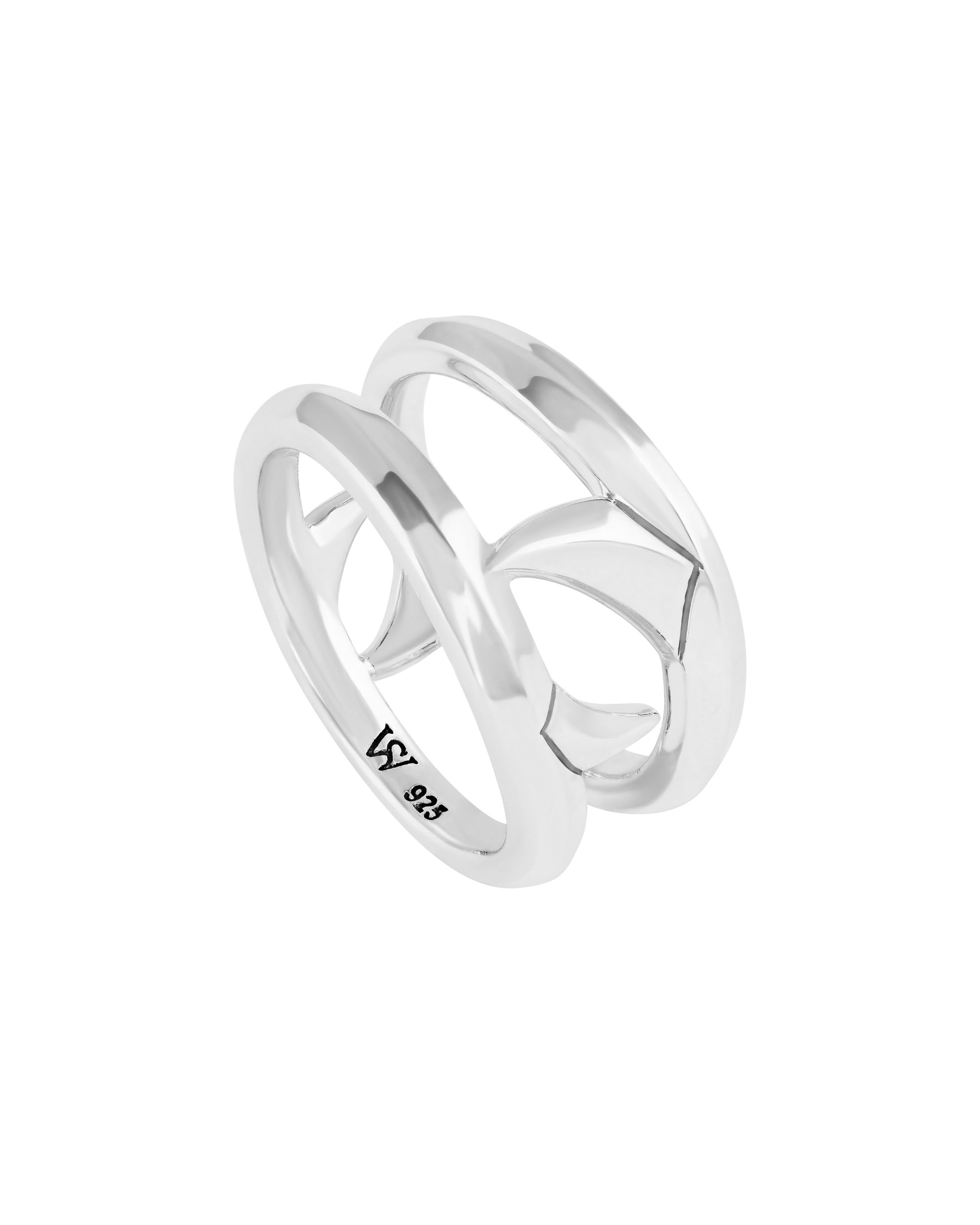 Thorn Addiction Double Thorn Band Ring in Sterling Silver - Size 10 by Stephen Webster. Wider band with thorns created in sterling silver. Thorn Addiction Double Thorn Band Ring in Sterling Silver - Size 10