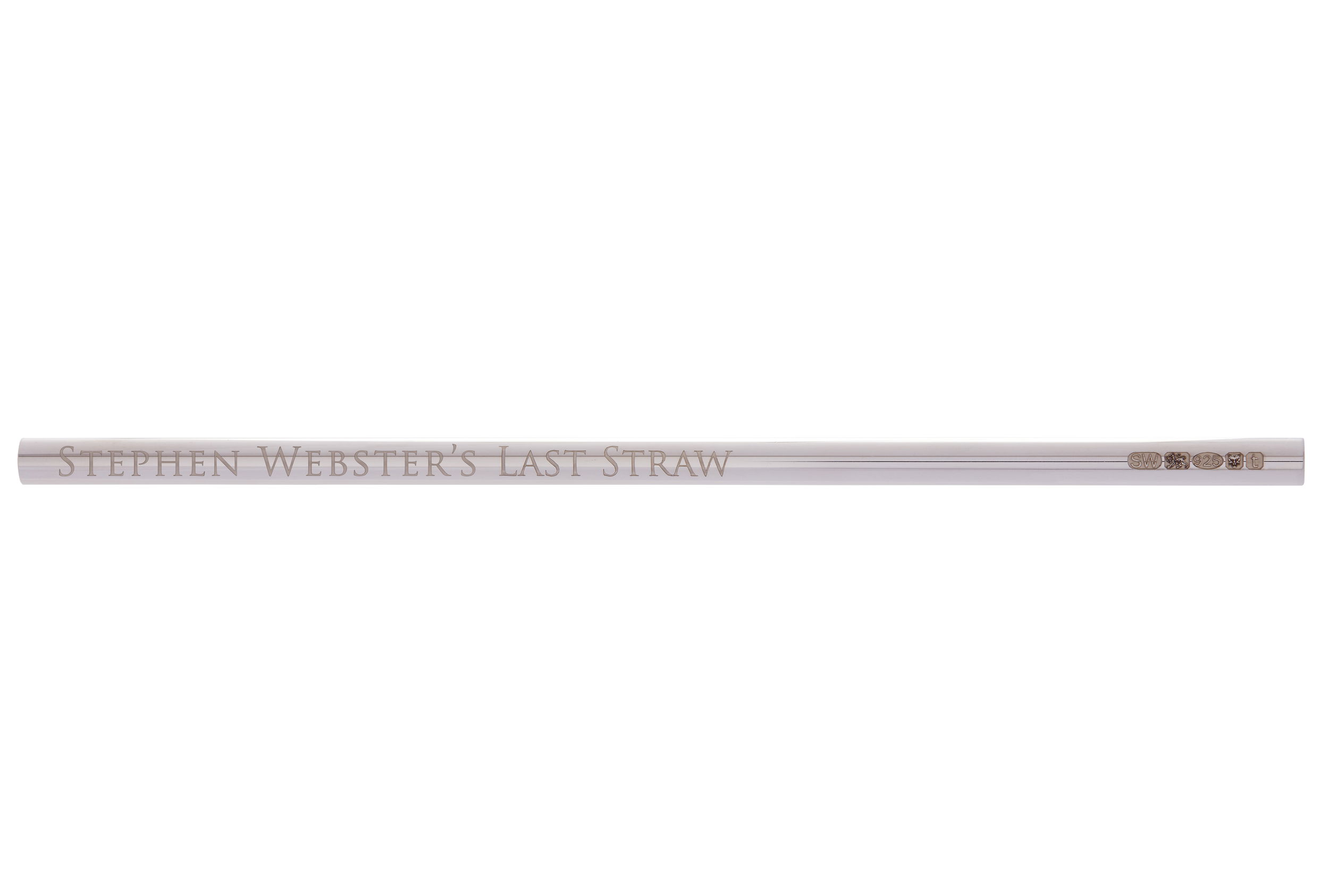 SW Homeware The Last Straw in Sterling Silver