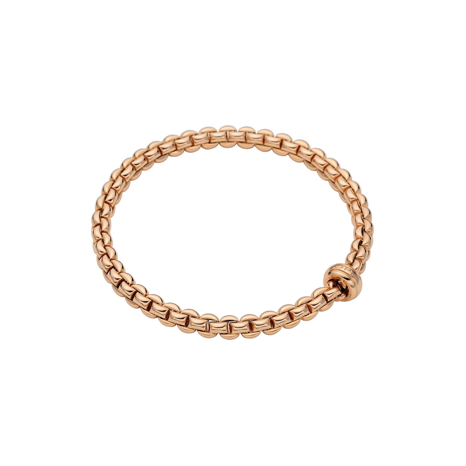 Eka Bracelet in 18kt Rose Gold with Rose Gold Element - 5.6mm - Size XS