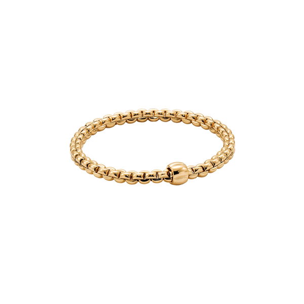 Closeup photo of Eka Bracelet in 18kt Yellow Gold with Yellow Gold Element - 5.6mm - Size L