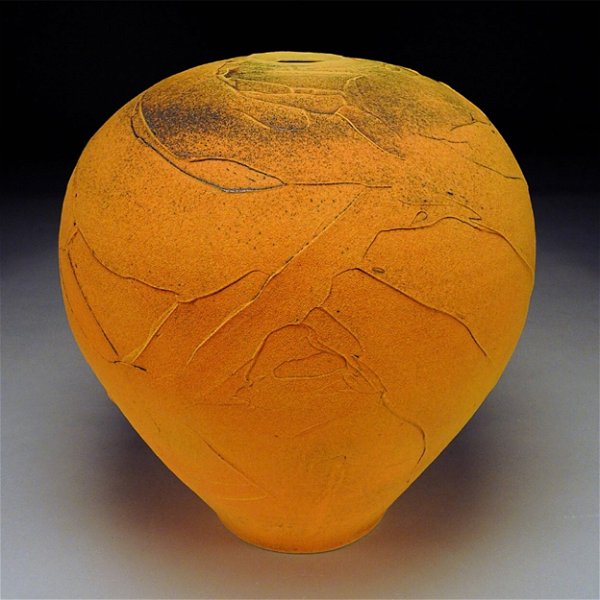 Closeup photo of Earthenware Orange Wrap