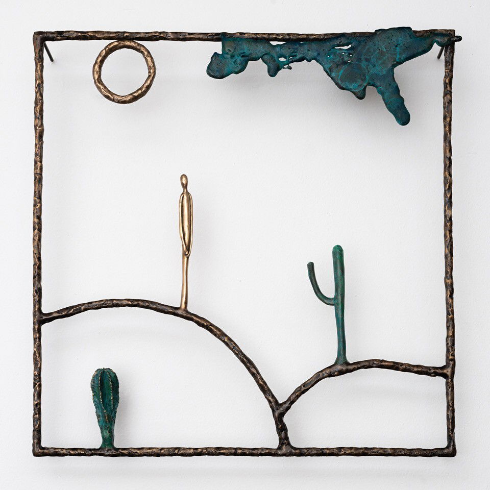 Desert Dreaming - Bronze Wall Sculpture