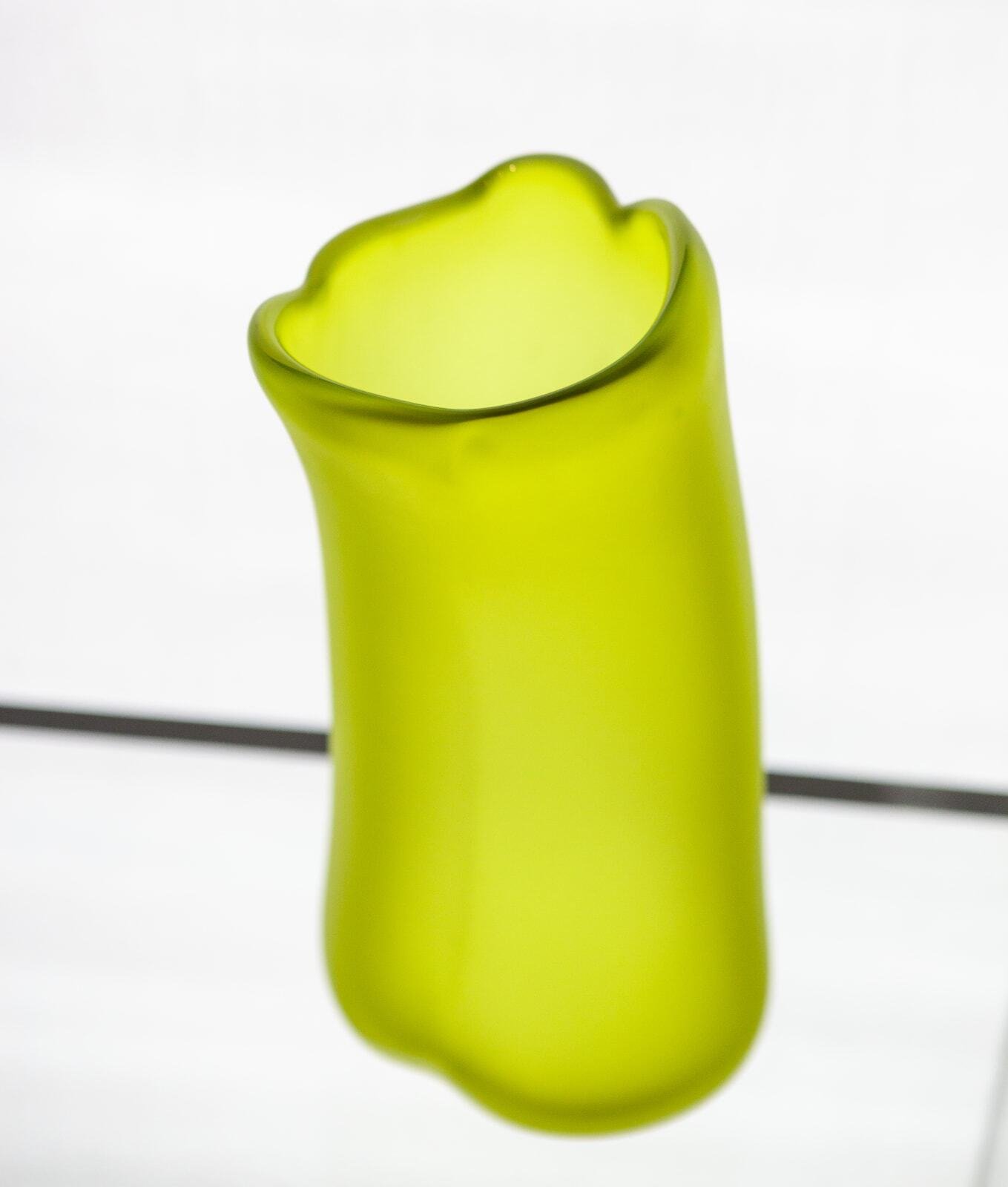 Lime Green Tall Vase