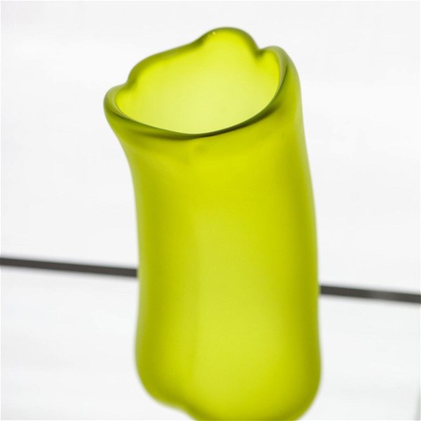 Closeup photo of Lime Green Tall Vase