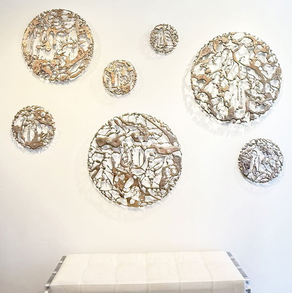 Closeup photo of The Gravity Between Us Installation
