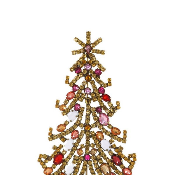 Closeup photo of Jeweled Christmas Tree