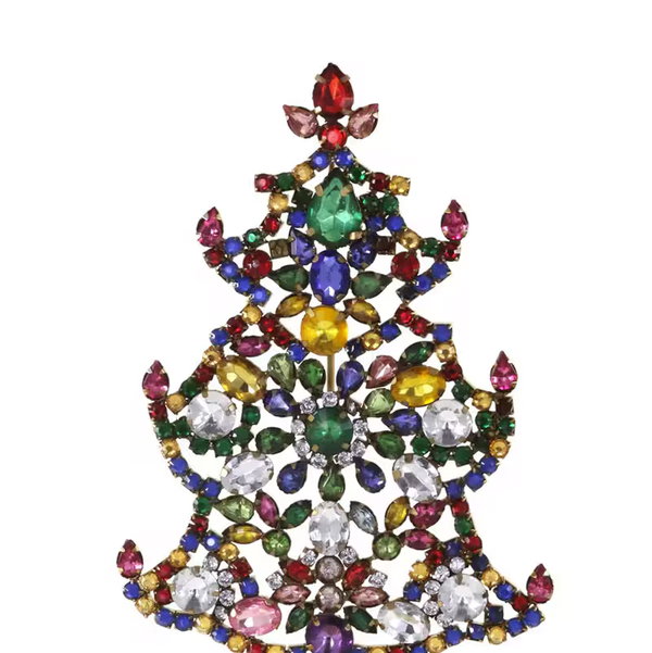 Closeup photo of Jeweled Christmas Tree