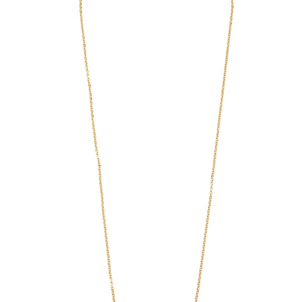 Closeup photo of Chains Fringe Necklace in 18kt Yellow Gold