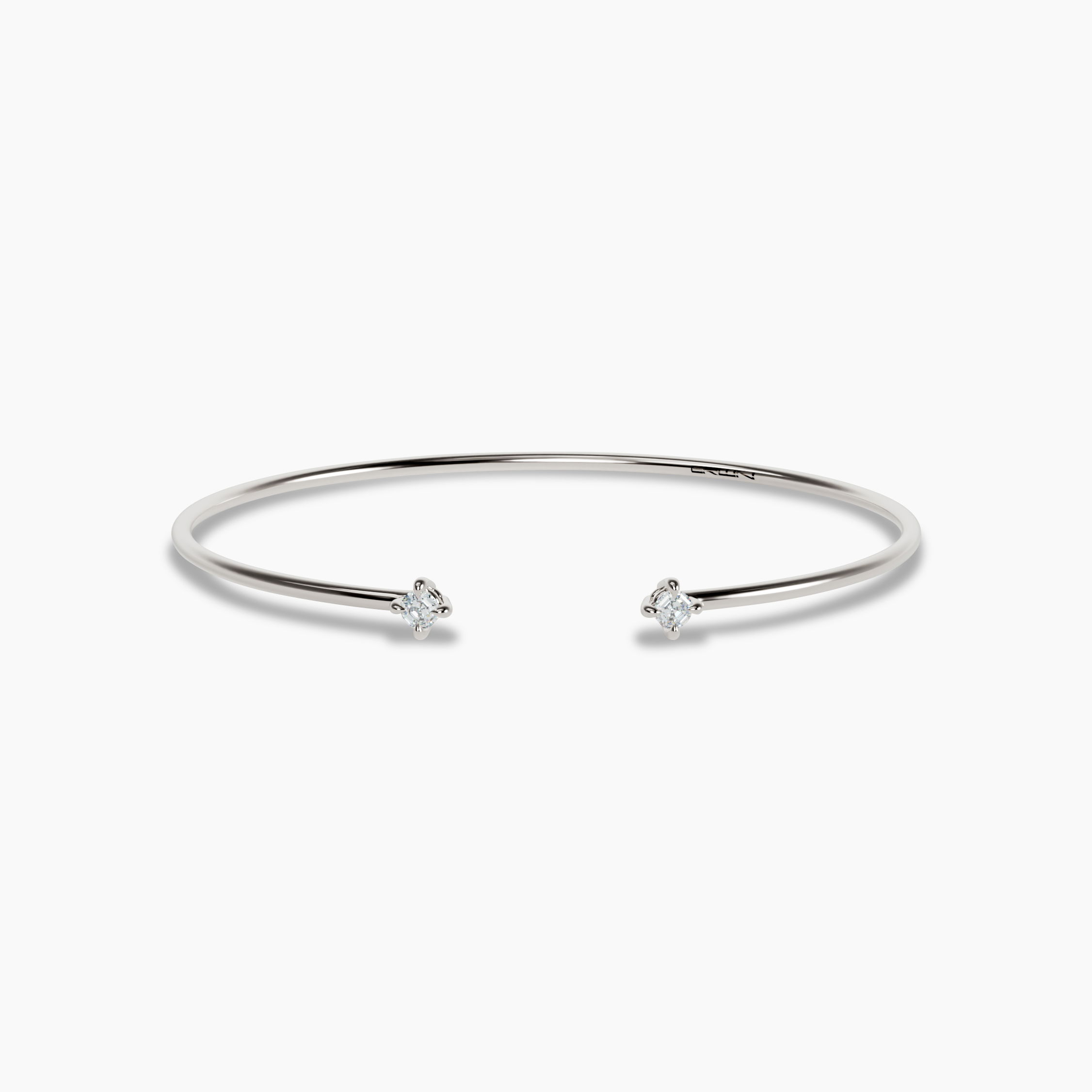 The Soleil Diamond cuff bracelet exudes opulent glamour with its sleek design adorned with Soleil cut diamonds. Crafted with meticulous attention to detail, this bracelet is a luxurious statement piece that elevates any ensemble with its radiant sparkle and contemporary elegance. Soleil Diamond Cuff Bracelet