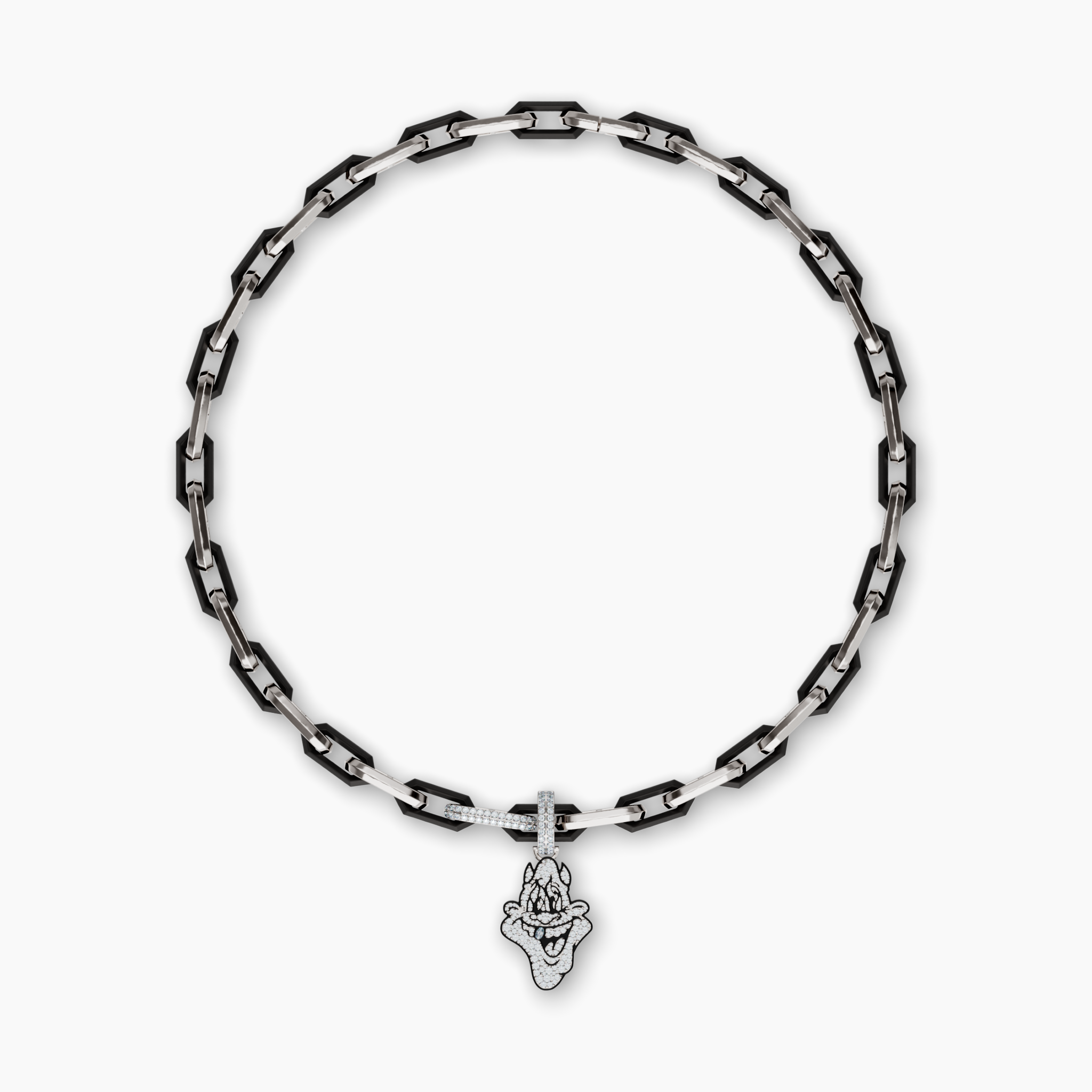 Introducing GRWN By. Shaun Crawford’s “Like Father, Like Son” Collection is where art meets luxury with bold and refined pieces. Lab grown diamonds woven into intricate designs capture a fusion of edge and elegance. Skip Pavé Charm on Legacy Link Necklace, Alternating