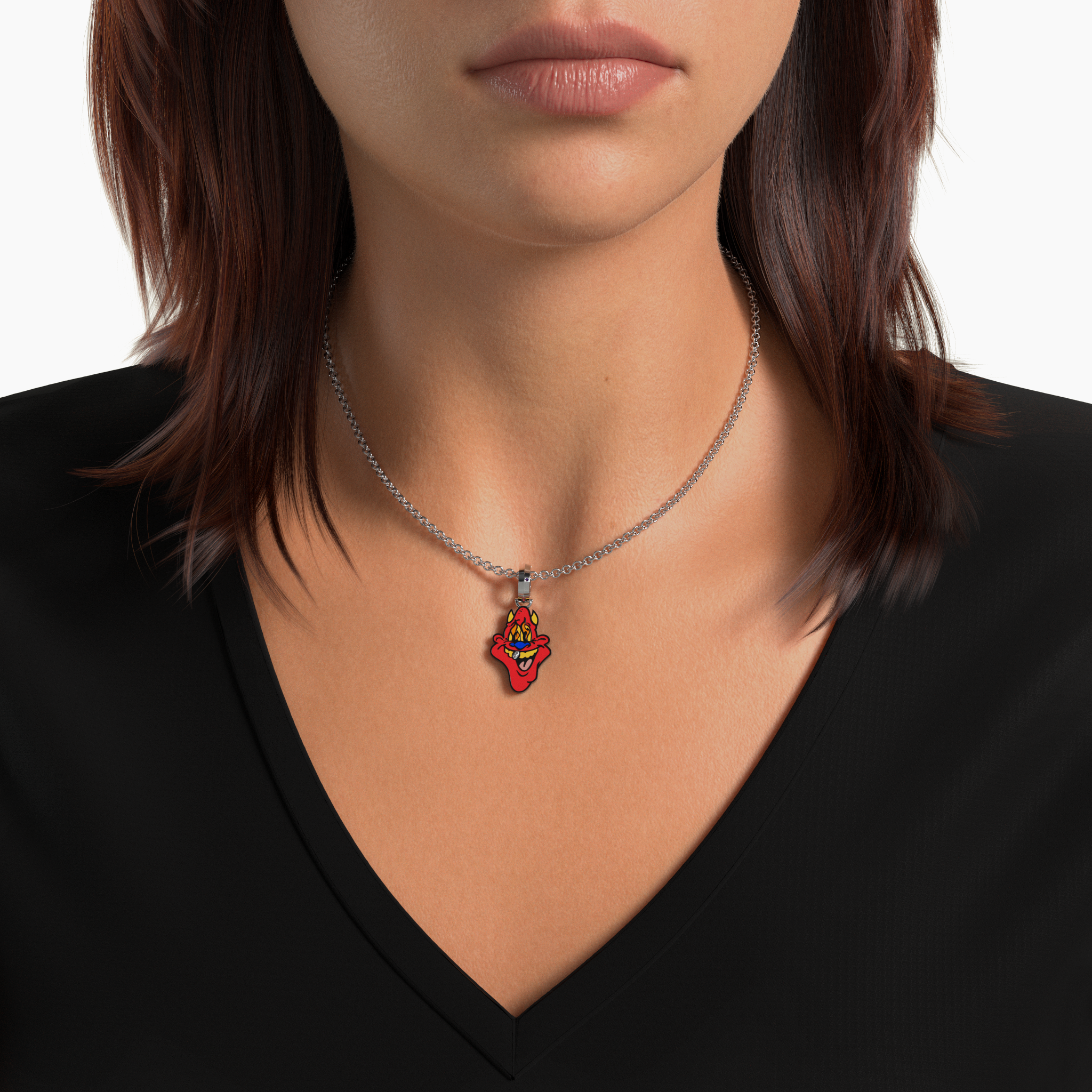Introducing GRWN By. Shaun Crawford’s “Like Father, Like Son” Collection is where art meets luxury with bold and refined pieces. Lab grown diamonds woven into intricate designs capture a fusion of edge and elegance. Skip Enamel Charm on Rolo Chain