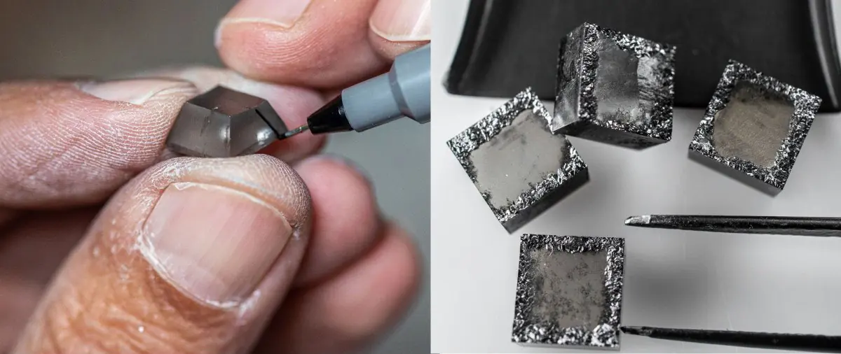 Laboratory grown rough diamonds