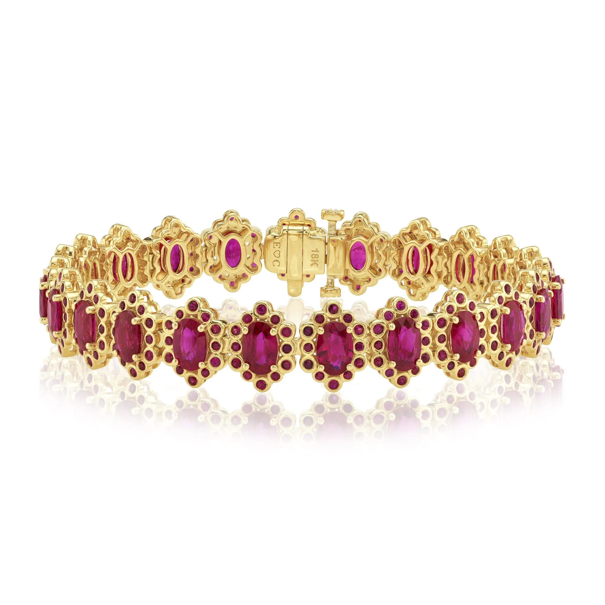 Image of Brooklyn Gold Bracelet with Gemstone Accents