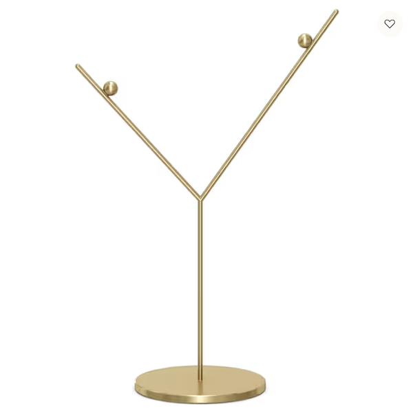Closeup photo of ORNAMENT STAND GOLD TONE
