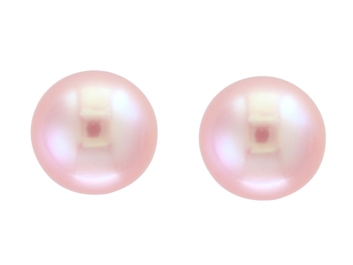 These 14K Yellow Gold Natural Pink Freshwater Pearl Stud Earrings feature 7-7.5mm button-shaped pearls with a soft, romantic hue and beautiful luster. Set in warm yellow gold, the combination creates an elegant and feminine look, perfect for everyday wear or special occasions.Key Features:- 7-7.5mm button-shaped pink freshwater pearls- 14K yellow gold setting for a warm, refined finish- Secure post backings for a comfortable fit- Part of our Pearl CollectionPlease Note:- Pearls may vary in color and size, ensuring each pair is unique.- Photos may be enlarged or enhanced for detail. 14K YELLOW GOLD NATURAL PINK FRESH WATER PEARL STUD EARRING
