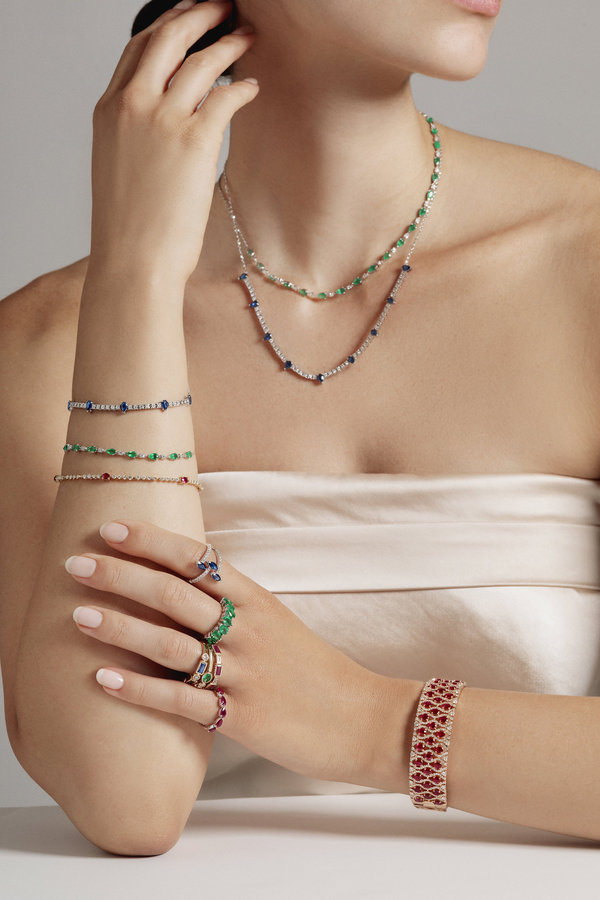 Image of Refined Wristwear | Elegant Gemstone Bracelets by LALI Jewels