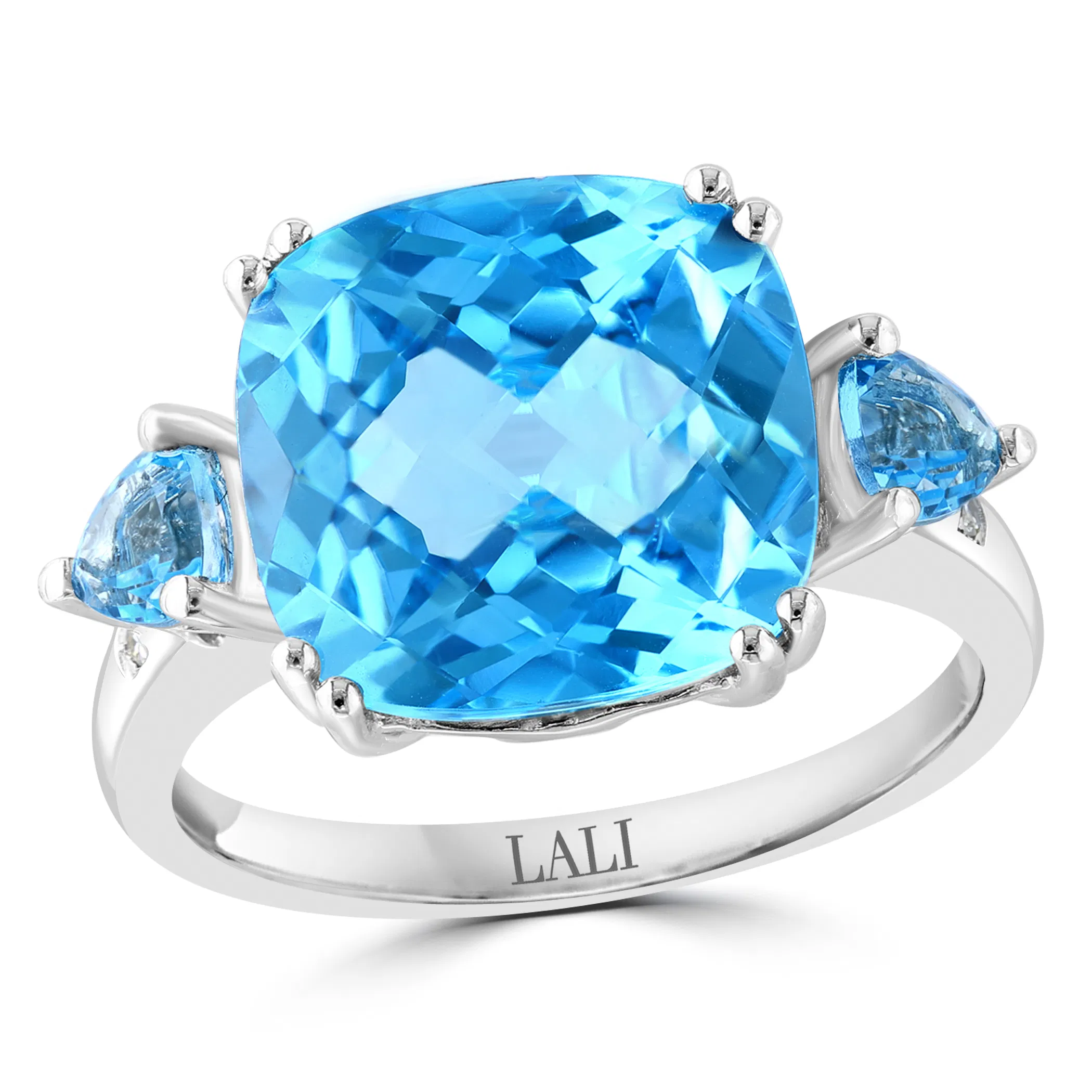Image of Blue Topaz Birthstone Jewelry | December Gemstone Designs by Lali Jewels