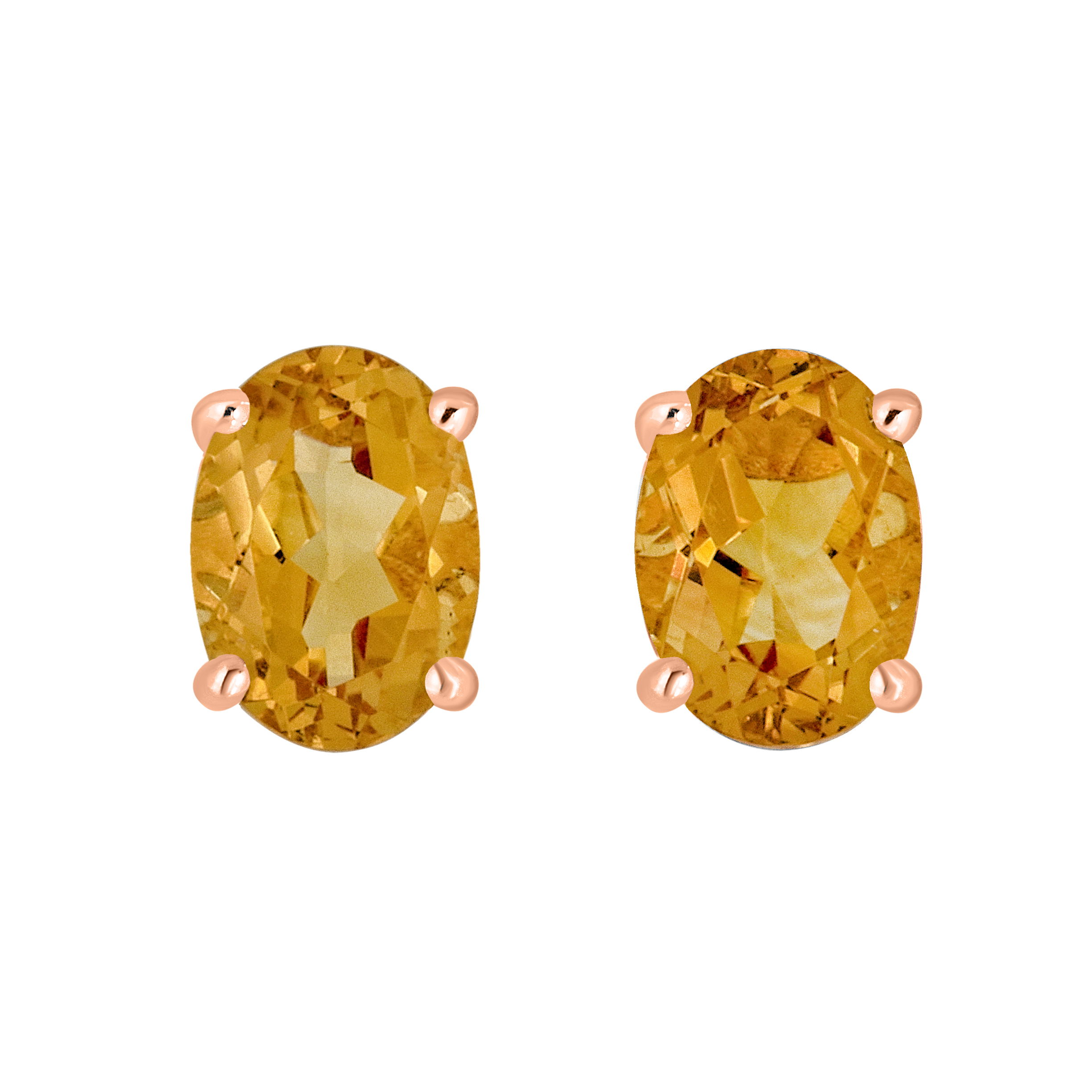 Warm and radiant, these 14K Yellow Gold Citrine 7x5mm Oval Earrings are a stunning addition to any jewelry collection. Each earring features a beautiful 7x5mm oval-cut citrine, known for its vibrant golden yellow hue that radiates warmth and elegance.Key Features:- 7x5mm oval-cut citrine- Set in 14K yellow gold- Secure backings for a comfortable fitPlease Note:- Photos may be enlarged or enhanced for detail.- Gemstones may be treated to enhance beauty and require special care.- Carat weights are approximate, with a possible variance of 0.05 carats. 14K ROSE GOLD CITRINE EARRING