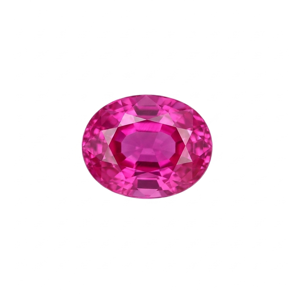 Closeup photo of HOT PINK SAPPHIRE OVAL 1.48CT