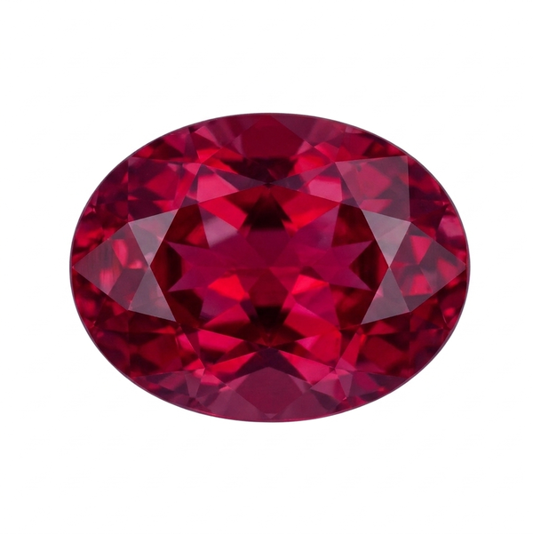 Closeup photo of RUBY 0.81CT OVAL GSI# 3239928
