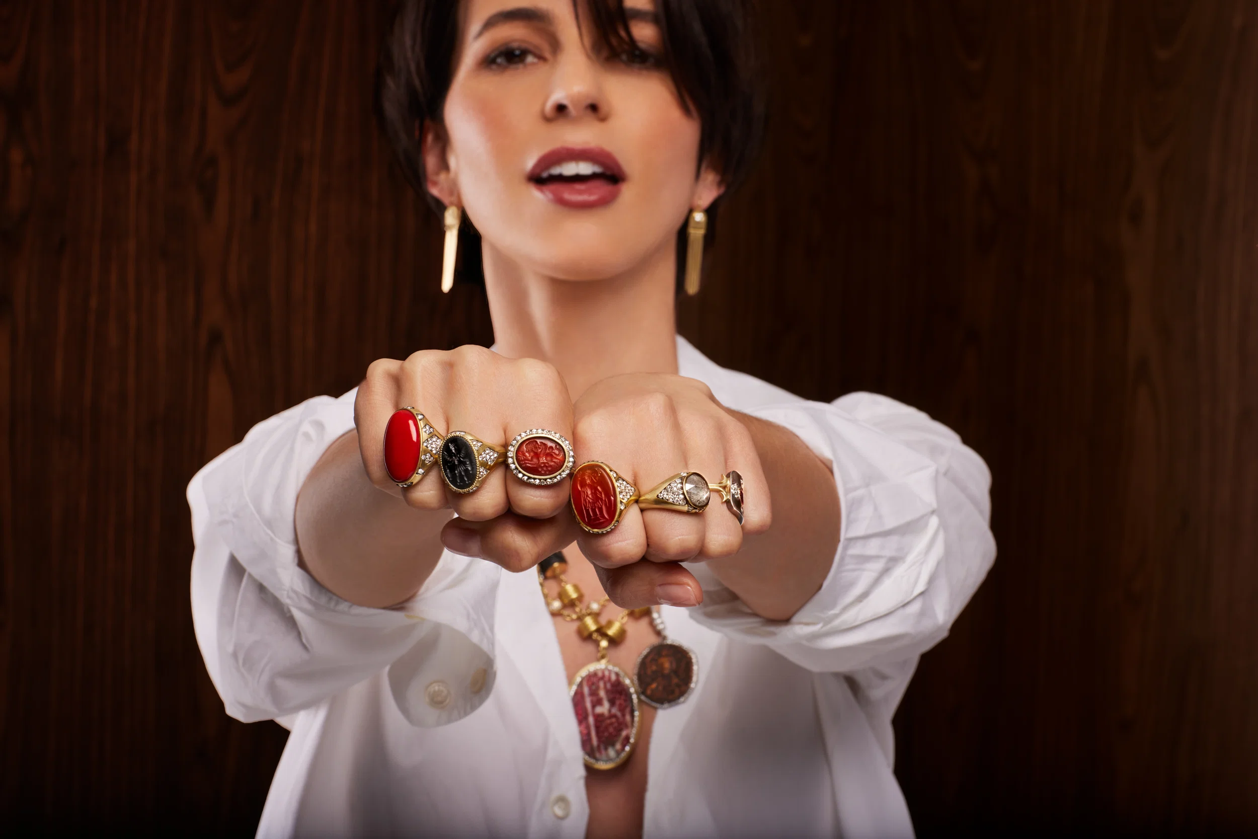 Image of Sylva & Cie Statement Rings and Diamond Jewelry