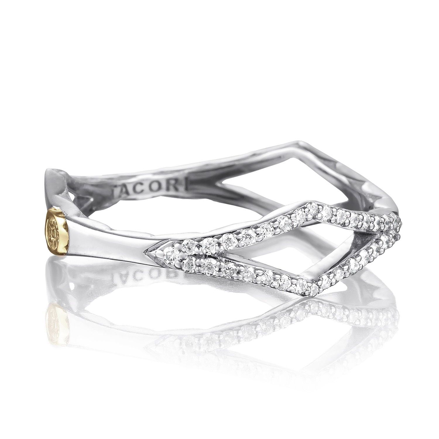 GD-SV/18KT D=.13CT DIAMOND SHAPE ETRNITY