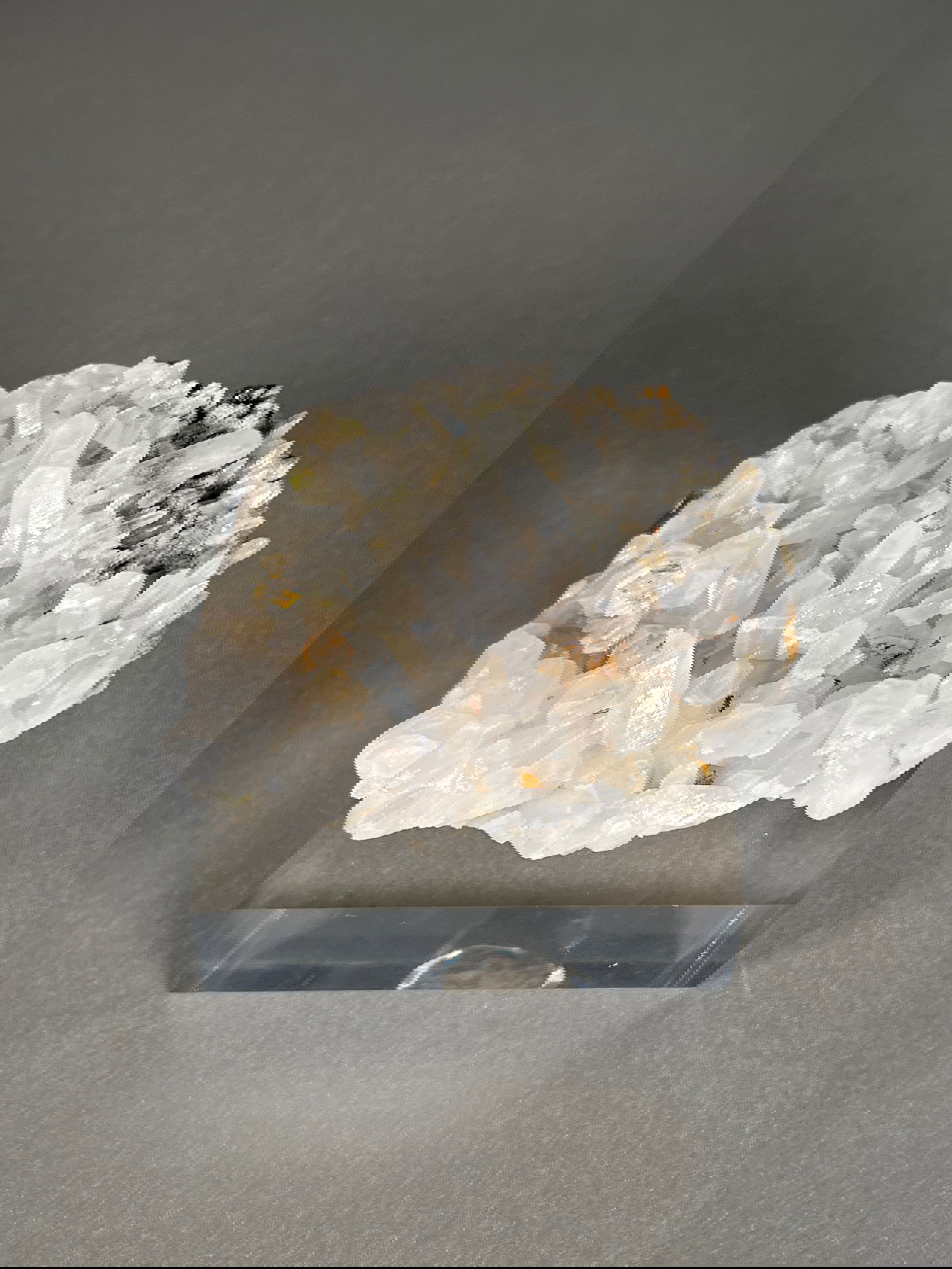 From Idaho's very own Challis Volcanics, this quartz specimen showcases how the Gem State got its name. This specimen features inclusions of Mimetite, Chlorite, and Hematite, allowing you to obtain a unique piece of Idaho's natural history.Approx. 3.5" x 1.75" Challis Idaho Quartz Specimen