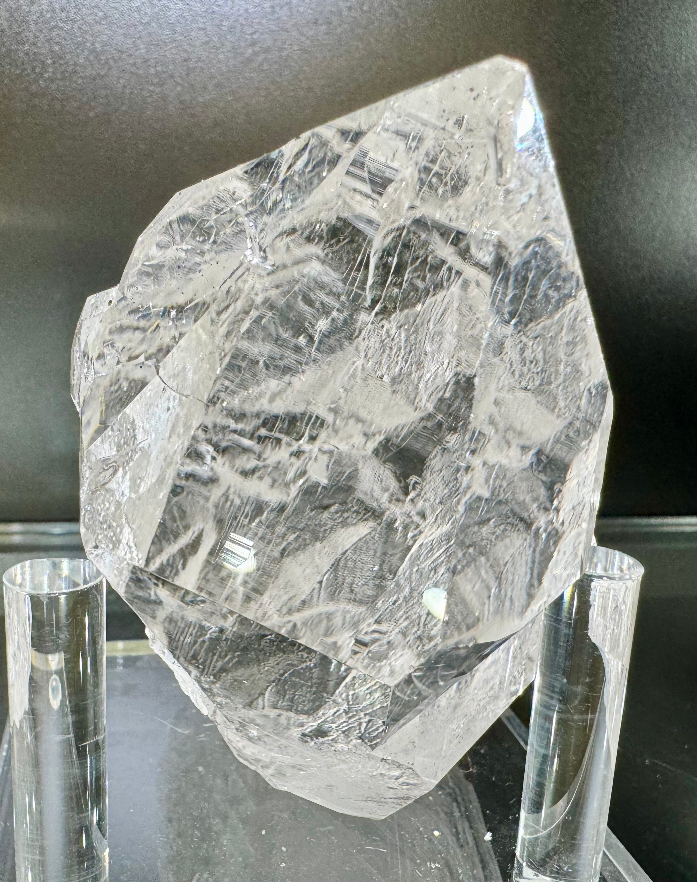 Region- Himachal Pradesh, IndiaApprox. 2 3/4"H x 4 1/4"W Himachal Clear Quartz Mineral Specimen