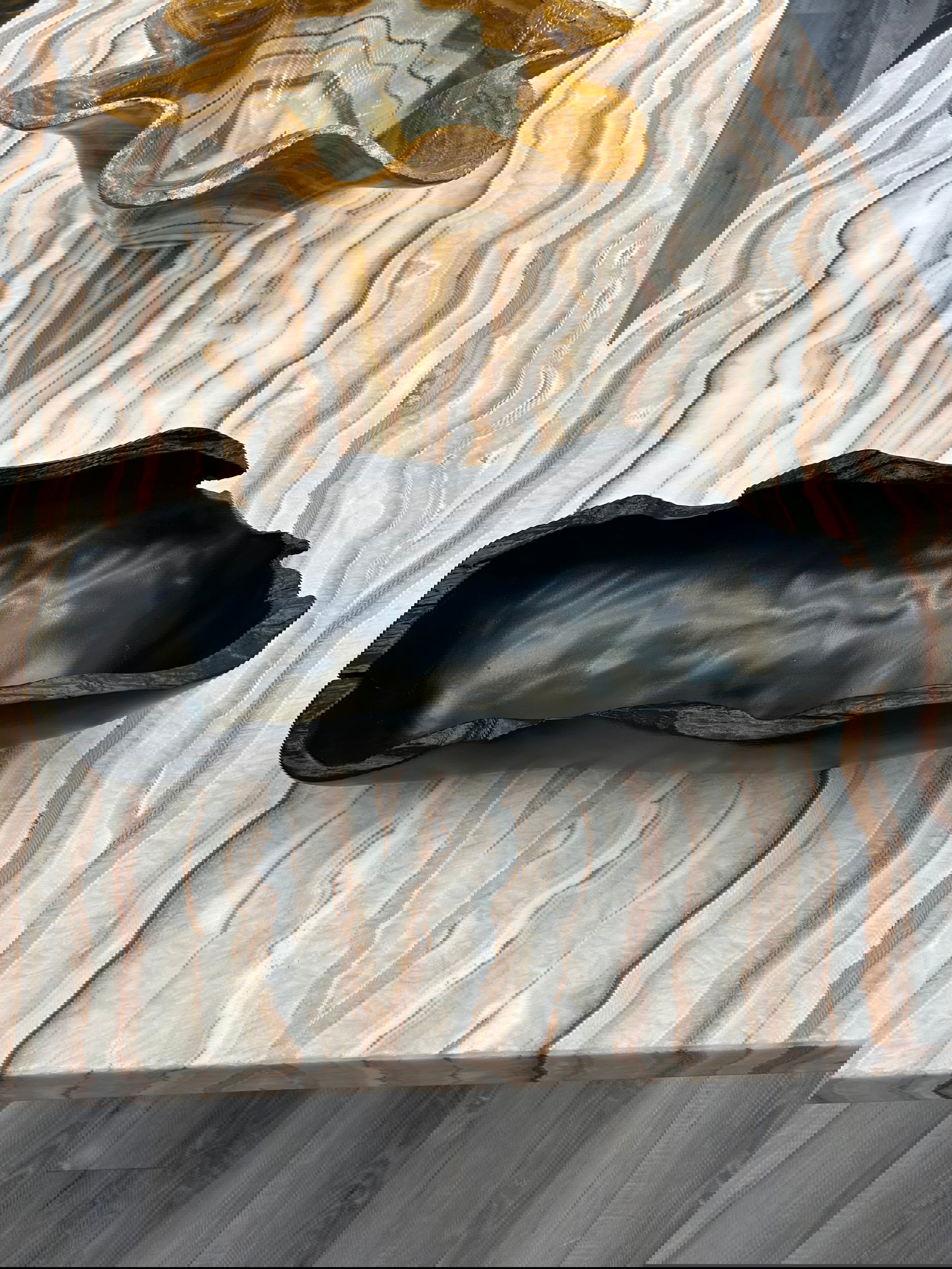 Burnt Teak Trough