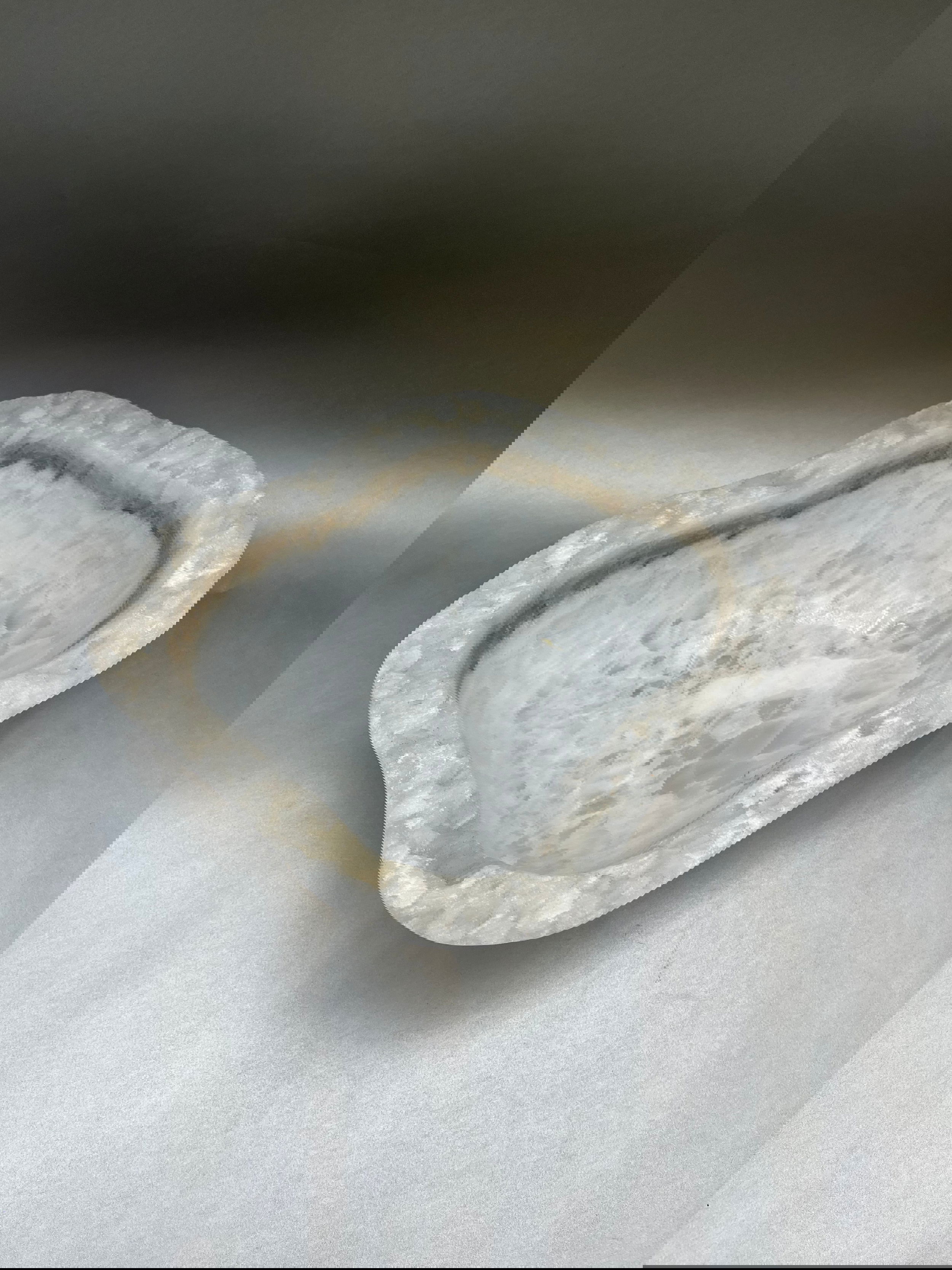 Ice Onyx Bowl w/ Rough Edge