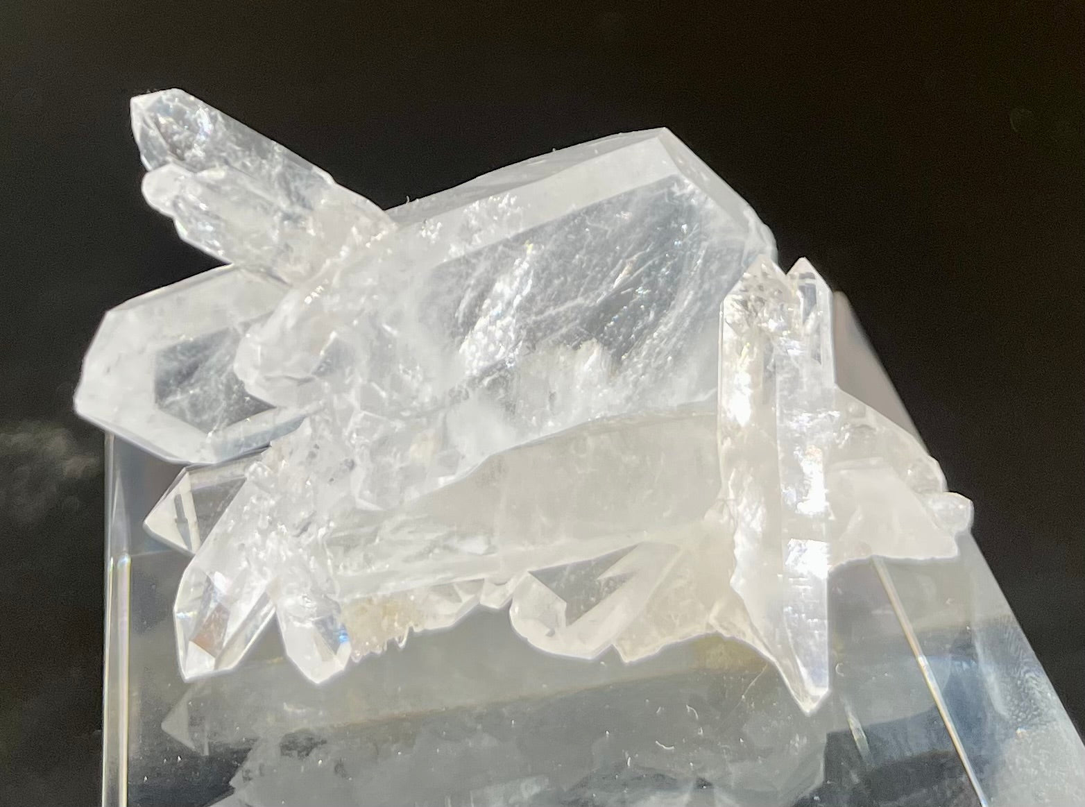 Refined and elegant, this Quartz Faden Specimen Mineral is proudly sourced from Wana, South Waziristan, FATA, KPK Province, Pakistan. Its sophisticated design brings an exclusive look to any home, providing a timeless piece of artistry to your space. Own a unique treasure and adorn any room with this exquisite Quartz Faden.Approx. 1 1/2"H x 2"W Quartz Faden