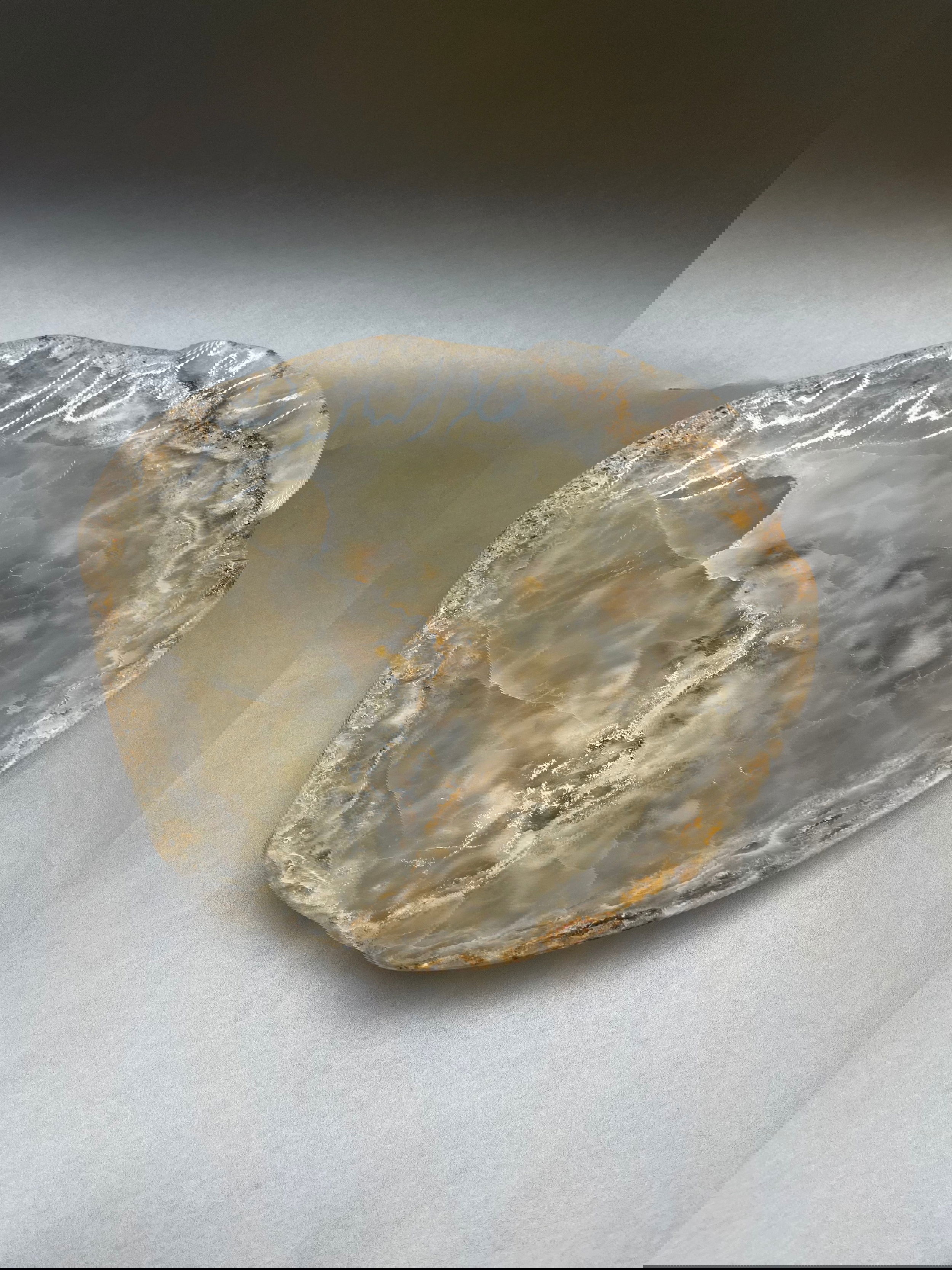Rounded Quartz Plate