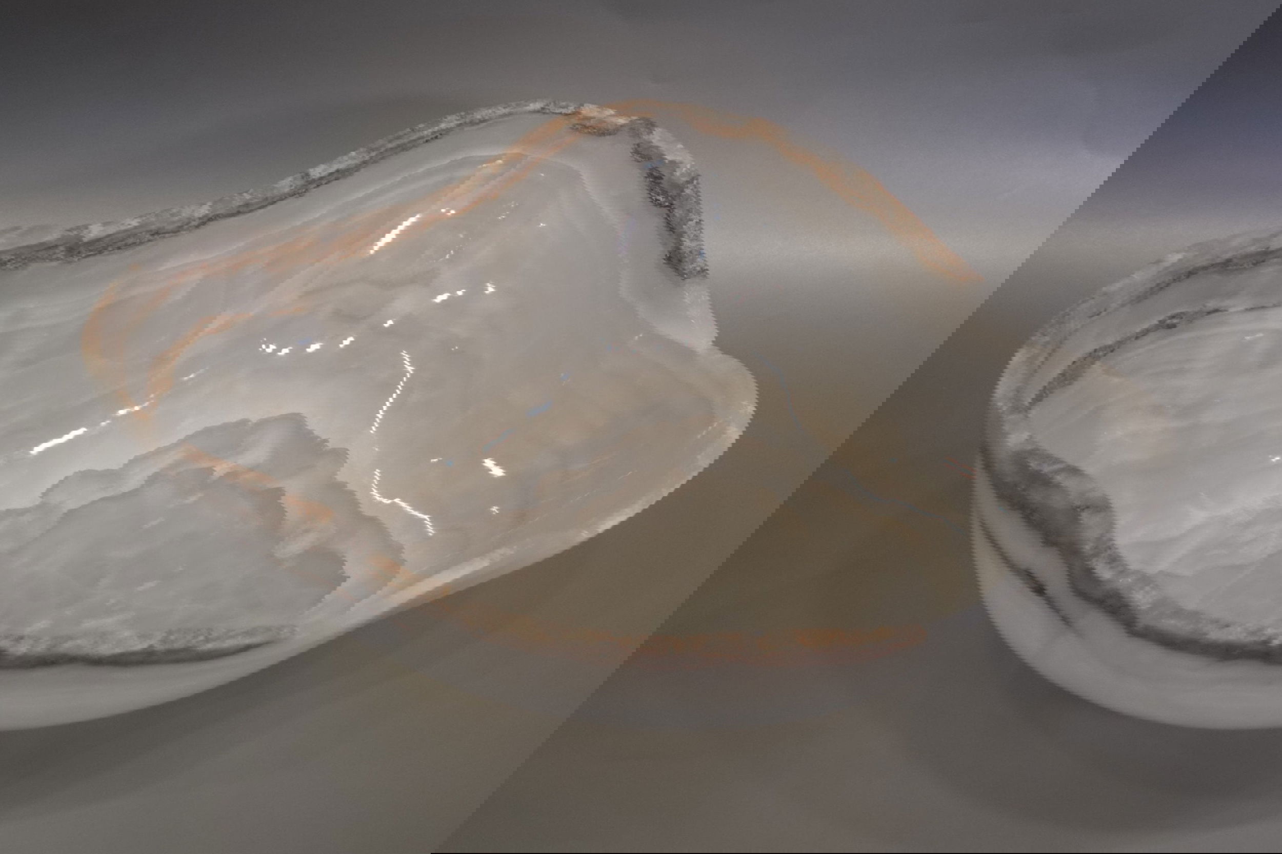 Indulge in the luxury of this exquisite Rustic Onyx Bowl. Handcrafted from the finest onyx, this bowl boasts a unique rustic banded design that exudes sophistication and charm. Perfect for adding a touch of elegance to any space, this bowl is a true statement piece that will elevate your decor.Approx. 16.5" x 6.5" Rustic Onyx Bowl