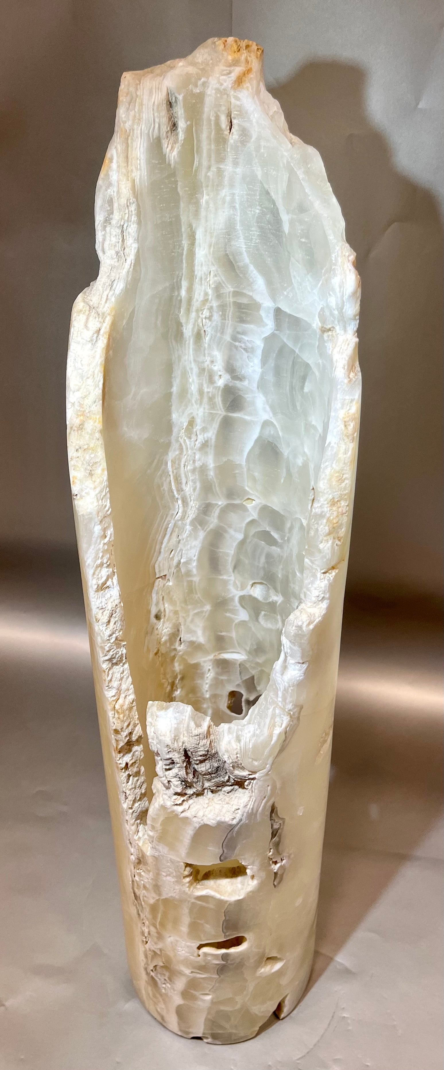 Breath-taking Rustic Onyx Core measuring at approx. 25" tall x 6" width. Rustic Onyx Core