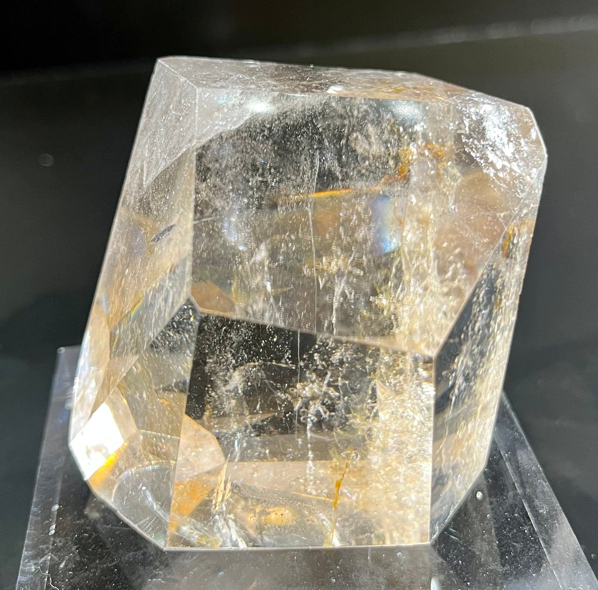 Beautiful Light Smokey Quartz in a unique, freeform shape.Approx. 2 1/4"H x 2 1/4"W Free Form Light Smokey Quartz Mineral Specimen