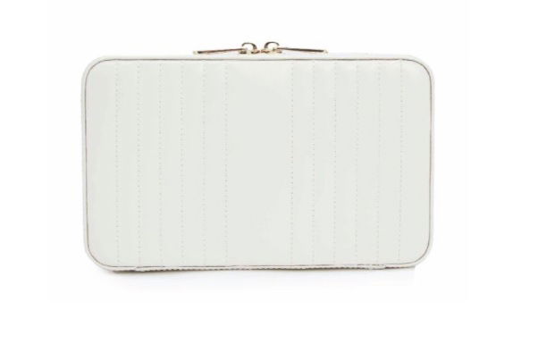 Maria Medium Zip Case in White