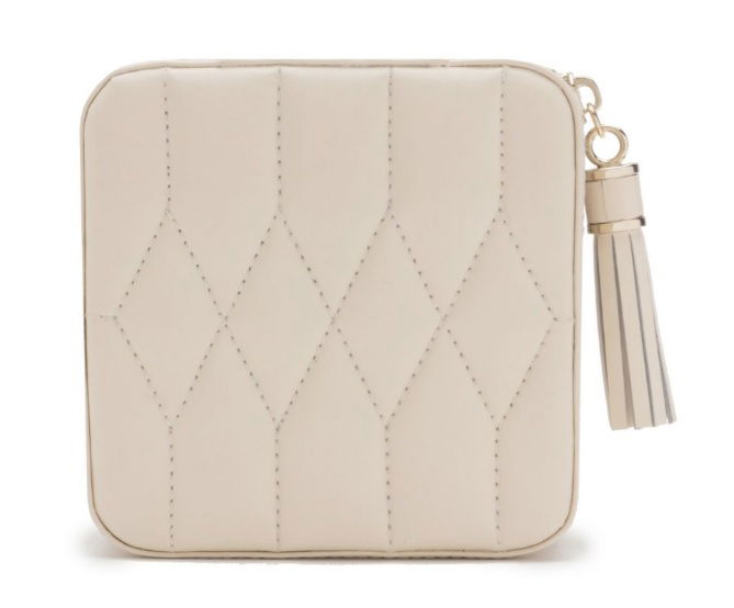 Caroline Zip Travel Case - Ivory