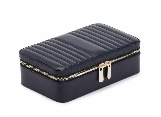 Maria Medium Zip Case in Navy