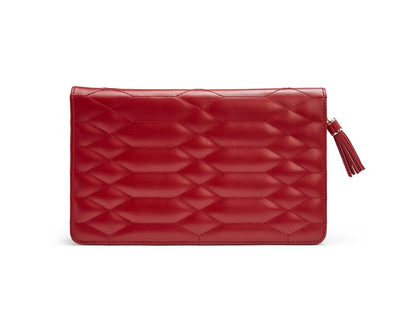 Caroline Large Jewelry Portfolio - Red