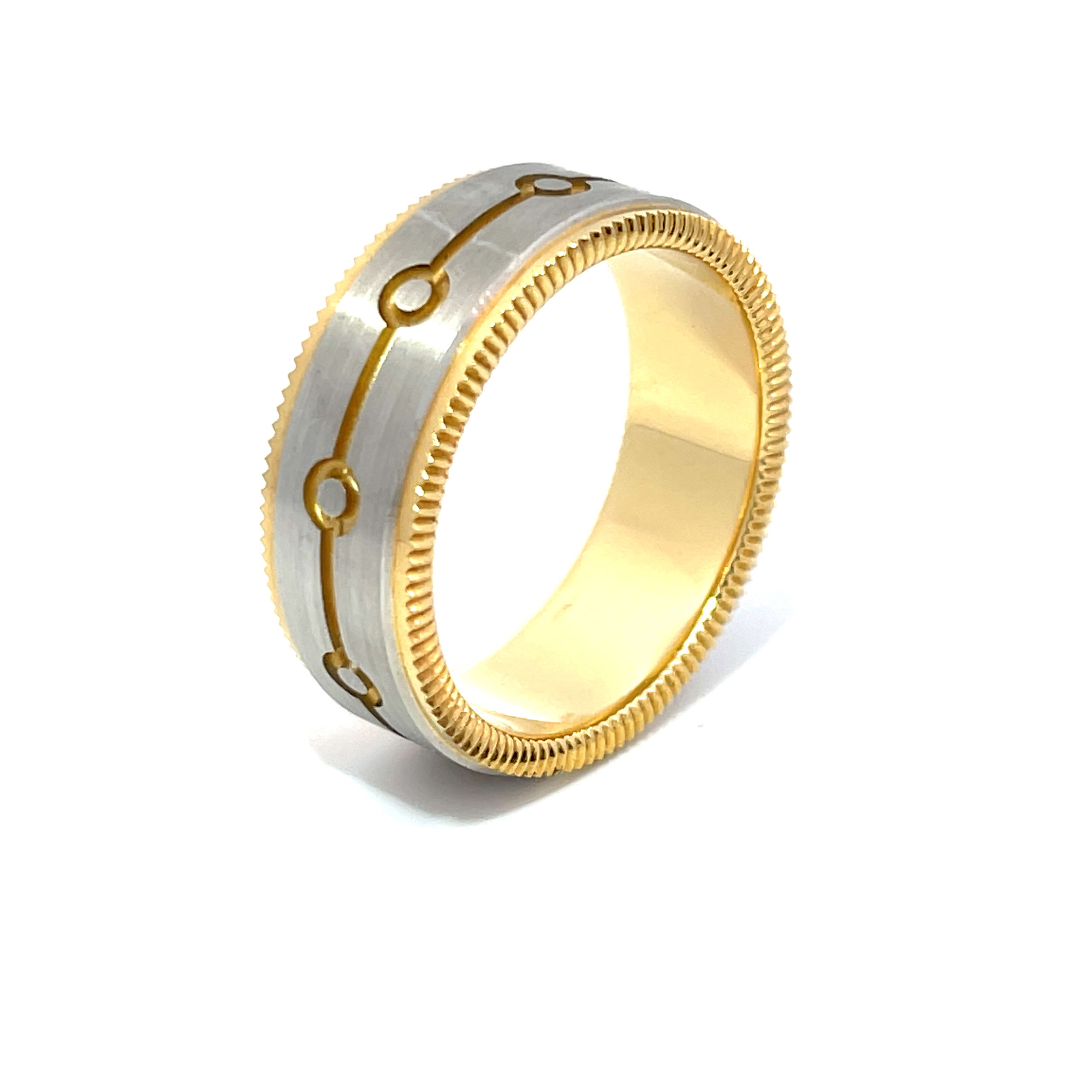 Two-Tone 8mm Men's Band