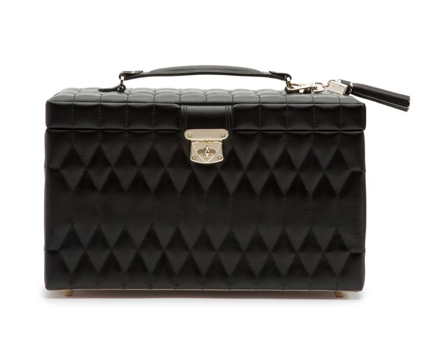 Caroline large jewelry box - Black