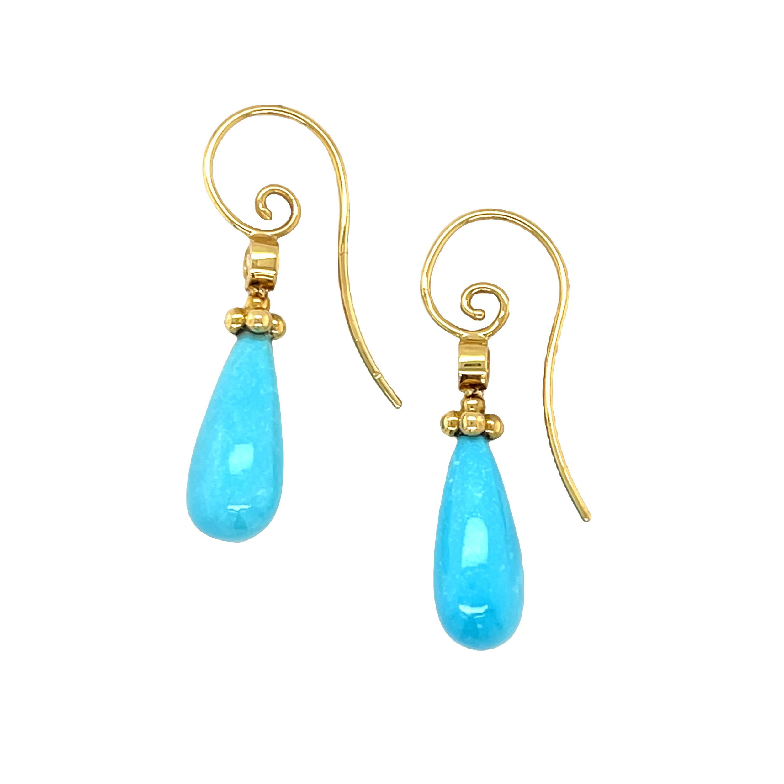 Cherish Drop Earrings with Diamonds