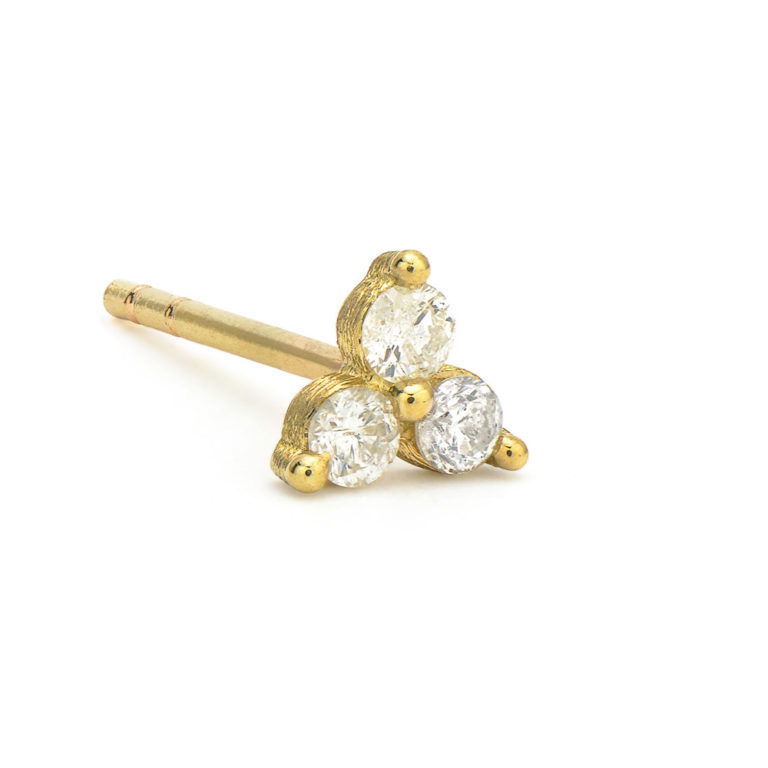 Petite Diamond Trio Stud