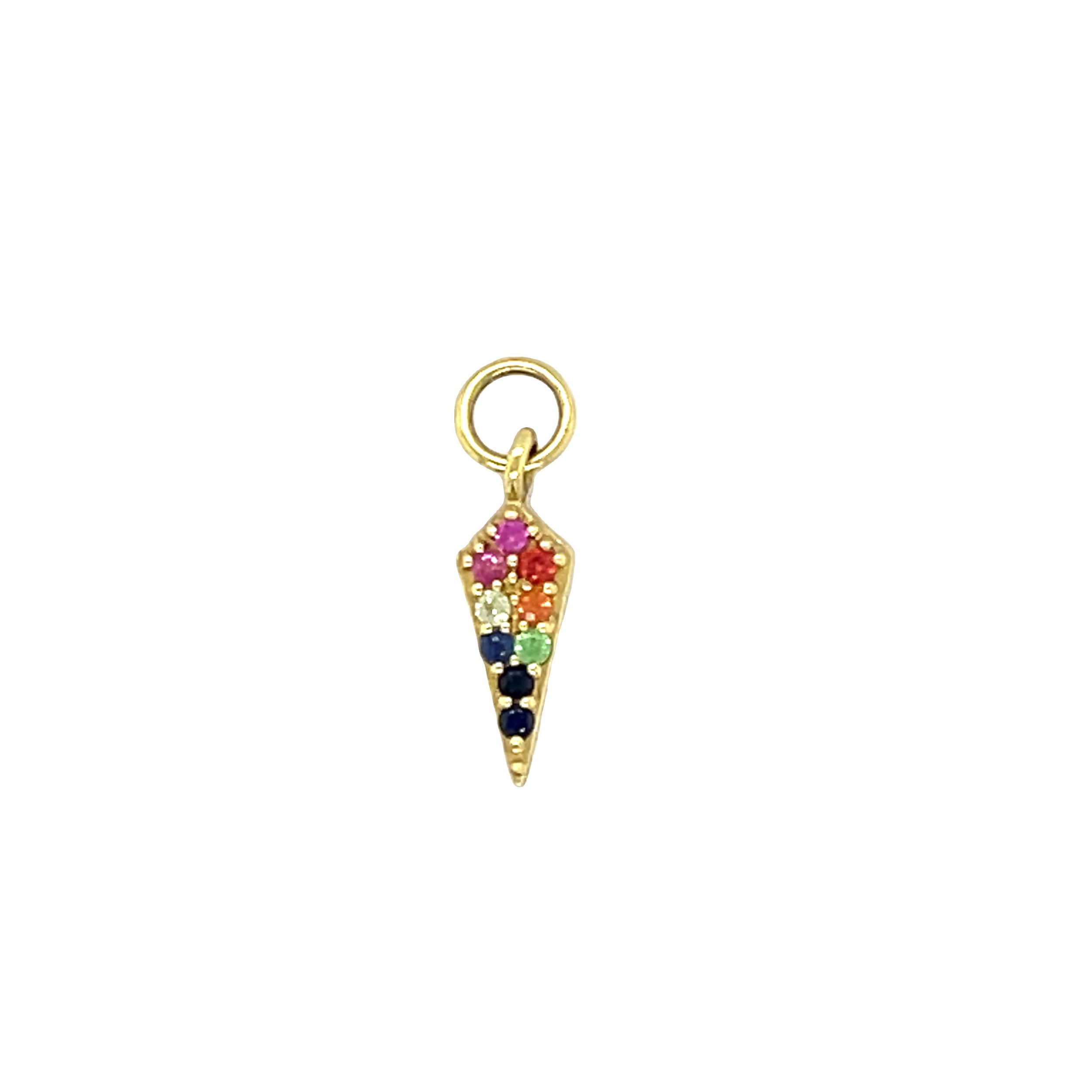 Rainbow Dagger Earring Charm