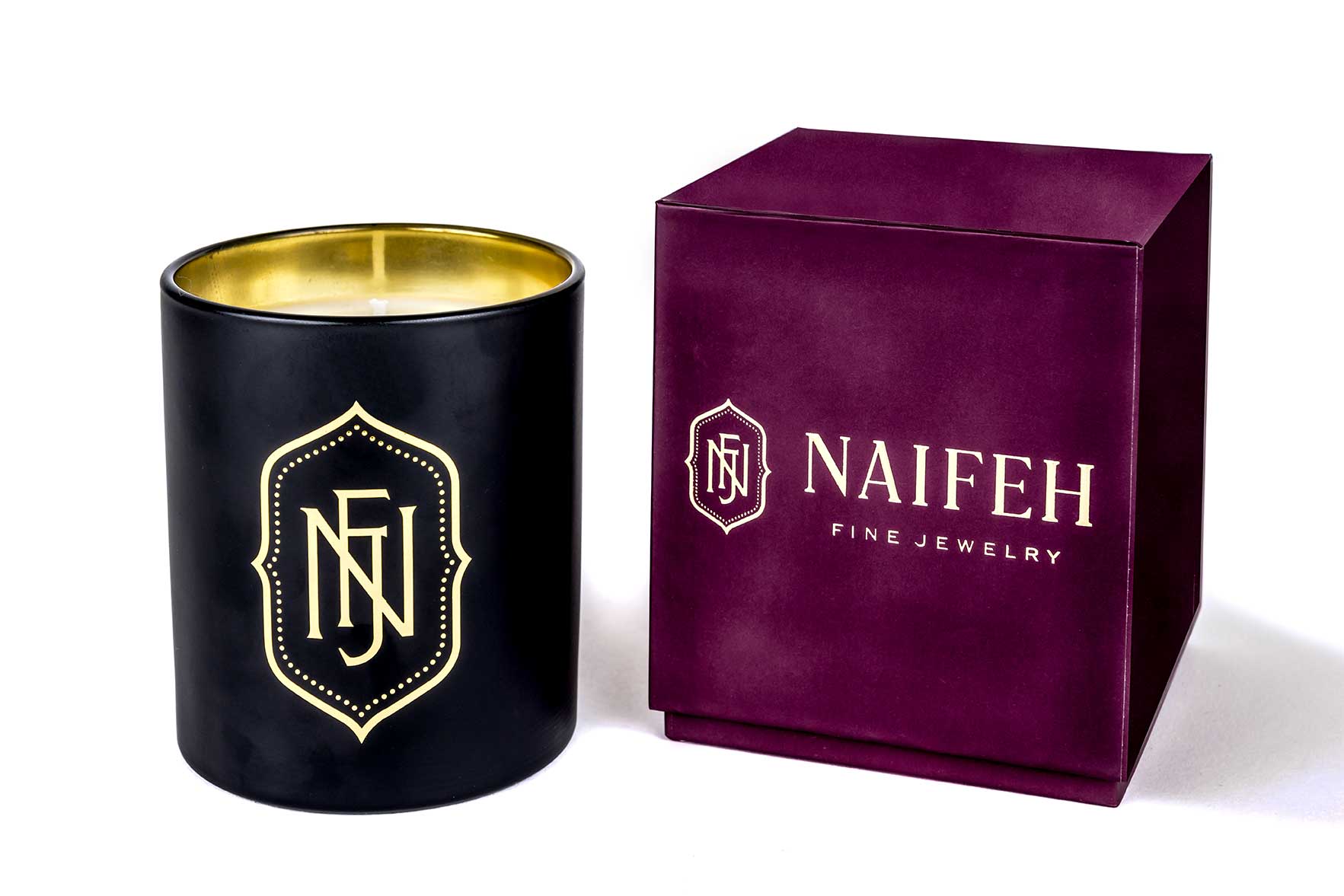 Enliven your space with the Naifeh Fine Jewelry signature scent. Not overly feminine, our candles and room sprays inspire an air of mystery and serenity with top notes of Black pepper and Bergamot and middle notes of Cardamom, Iris and Lily of the Valley Noir Candle