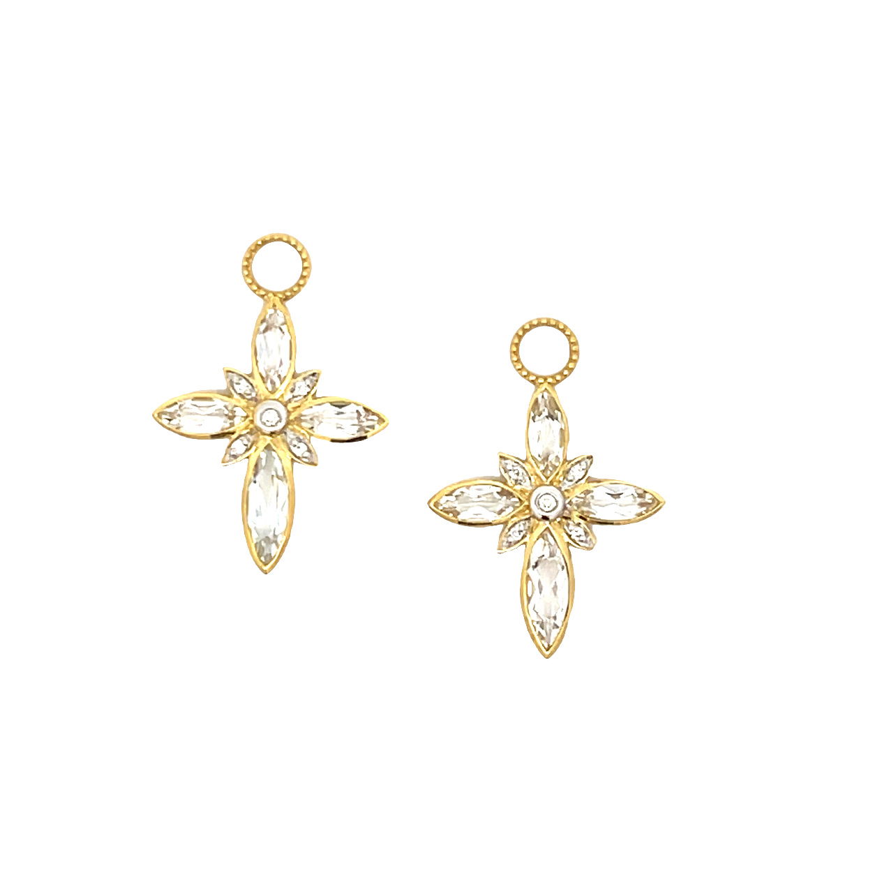 Two Toned Star Charms