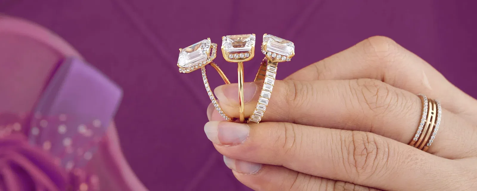 Fine estate jewelry displayed at Naifeh Fine Jewelry