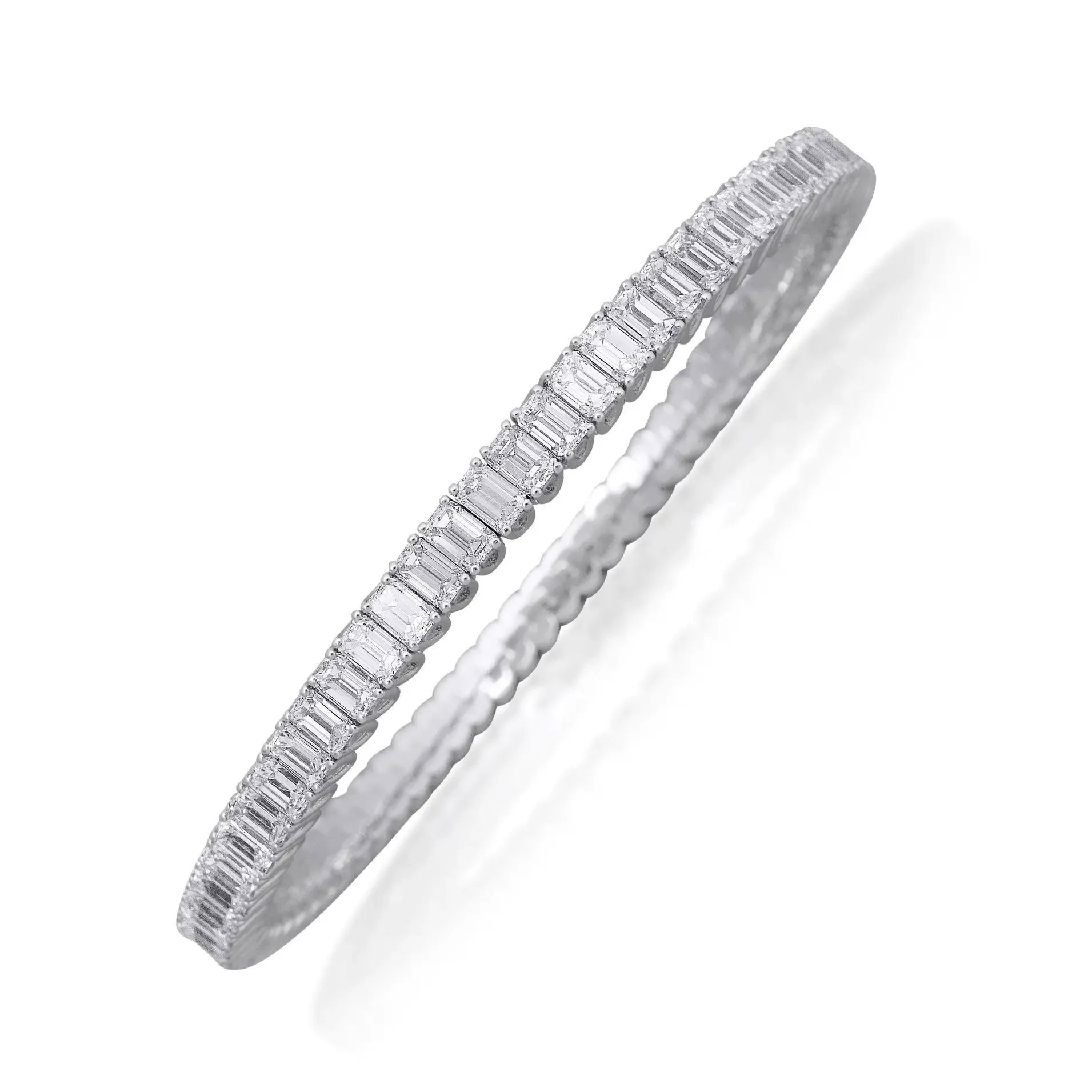 Xpandable Emerald Cut Bangle