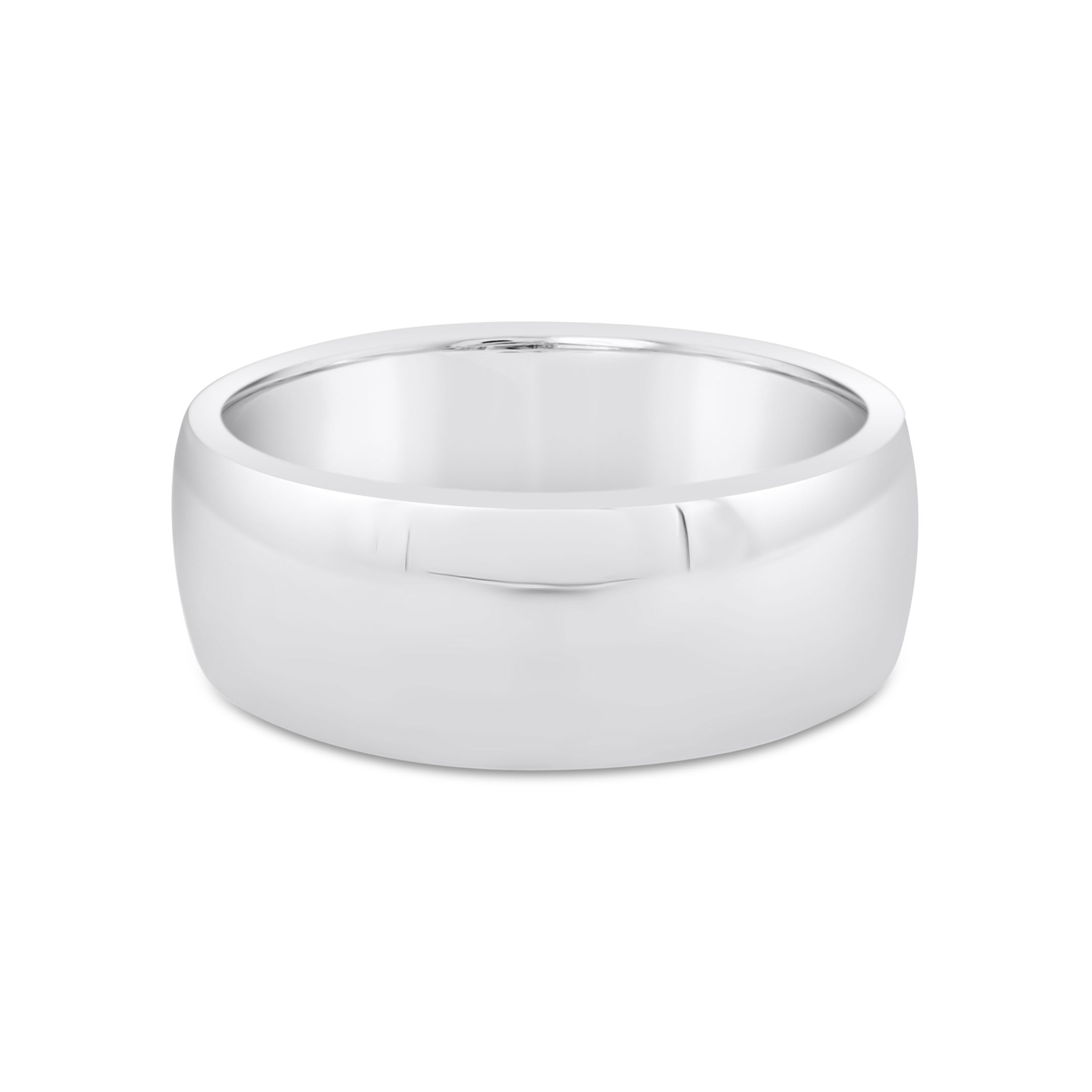 Domed 8mm Men's Band